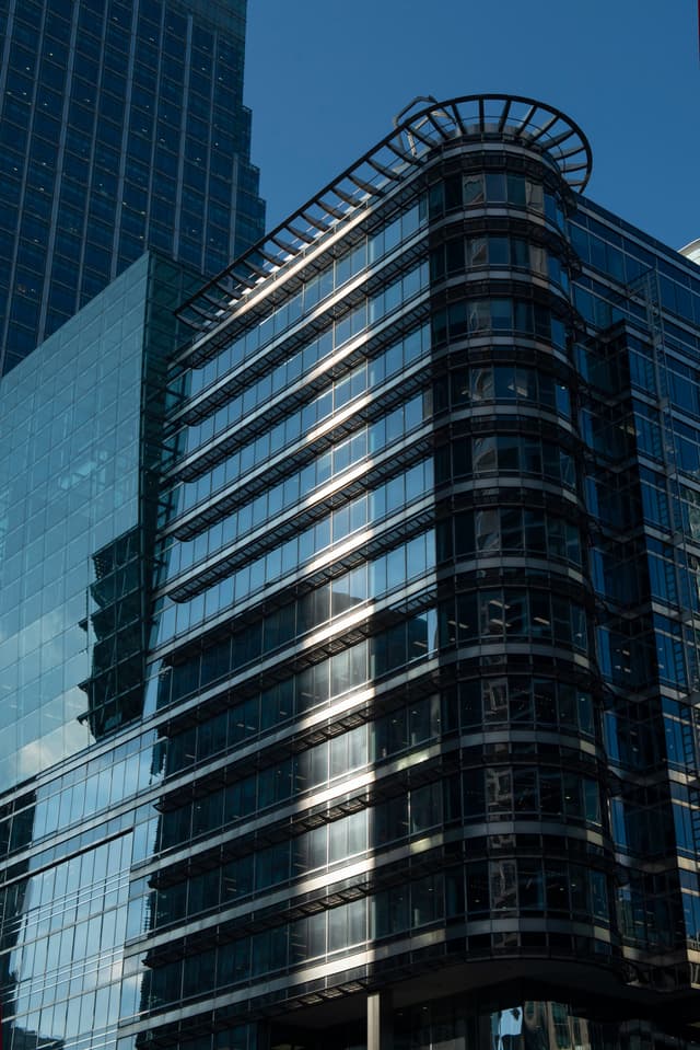 Modern skyscraper representing business growth
